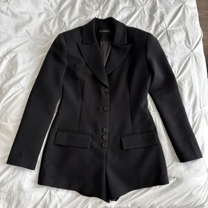 High-quality slimming blazer-style romper